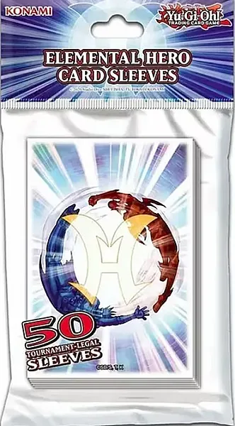 YU-GI-OH - ELEMENTAL HERO CARD SLEEVES (50 SLEEVES)